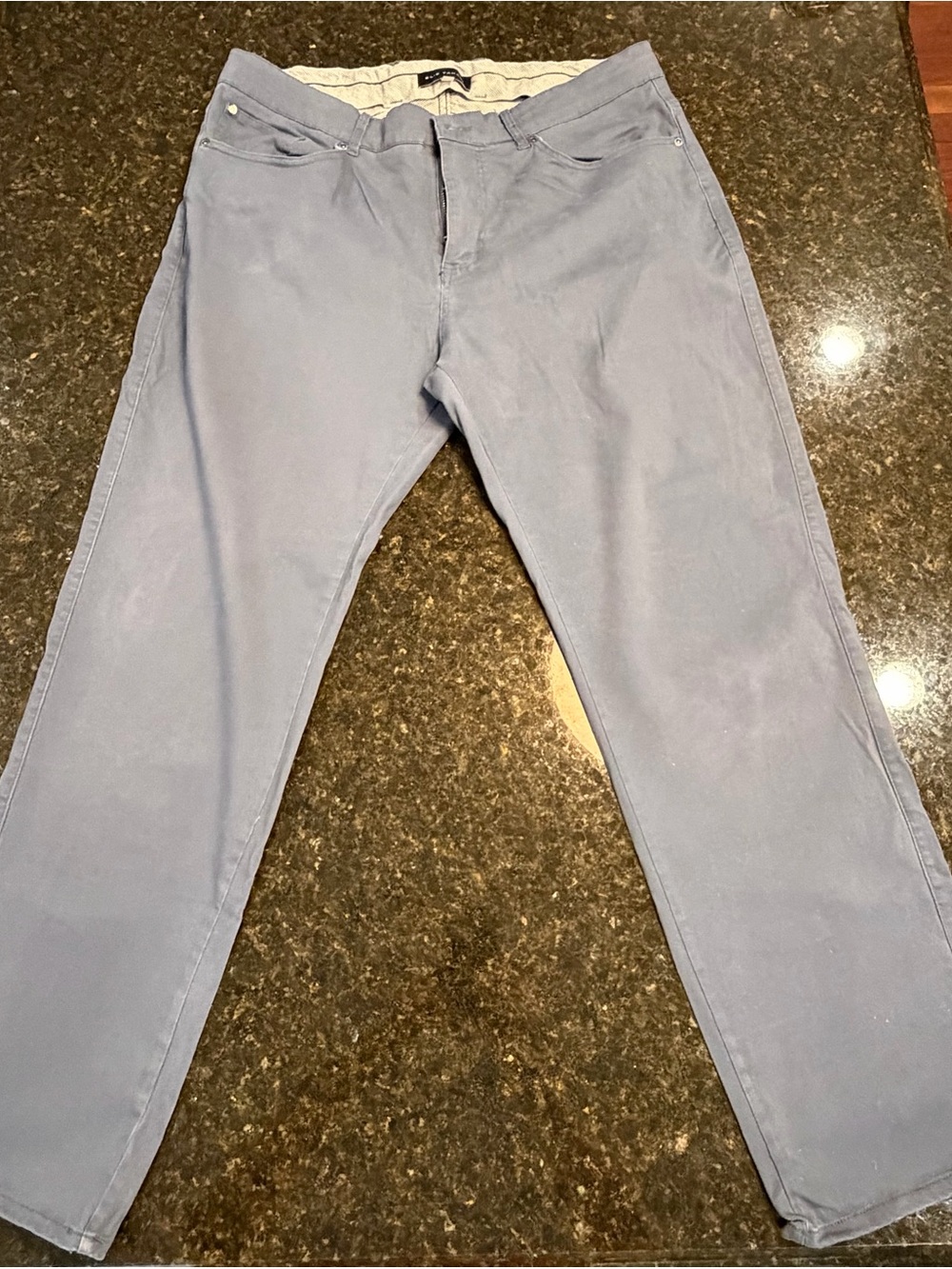 Elie Tahari Men's Slim Straight pants in Light Blue